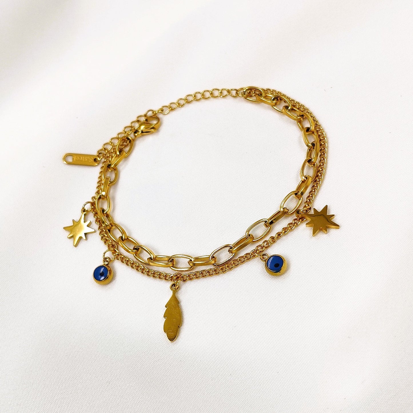 Adelina Eye Charm Bracelet