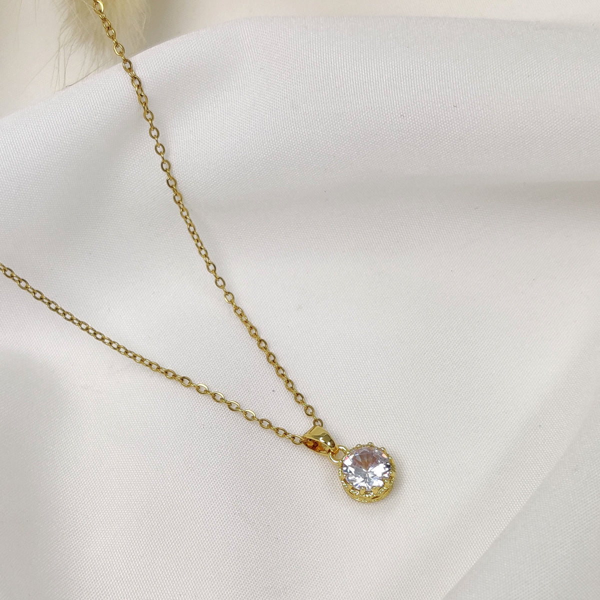 Carol Solitaire Necklace