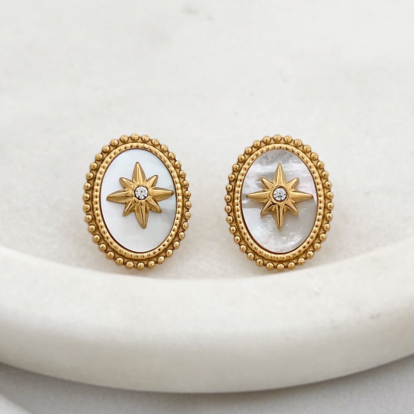 Radiant Star Studs Earring