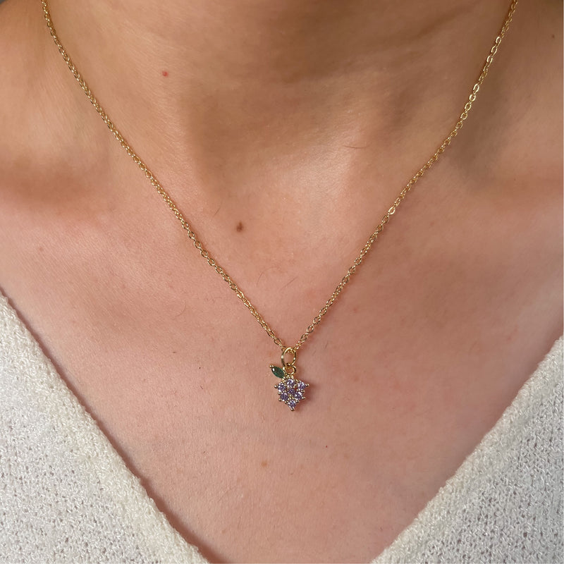 Grapes Drop Necklace