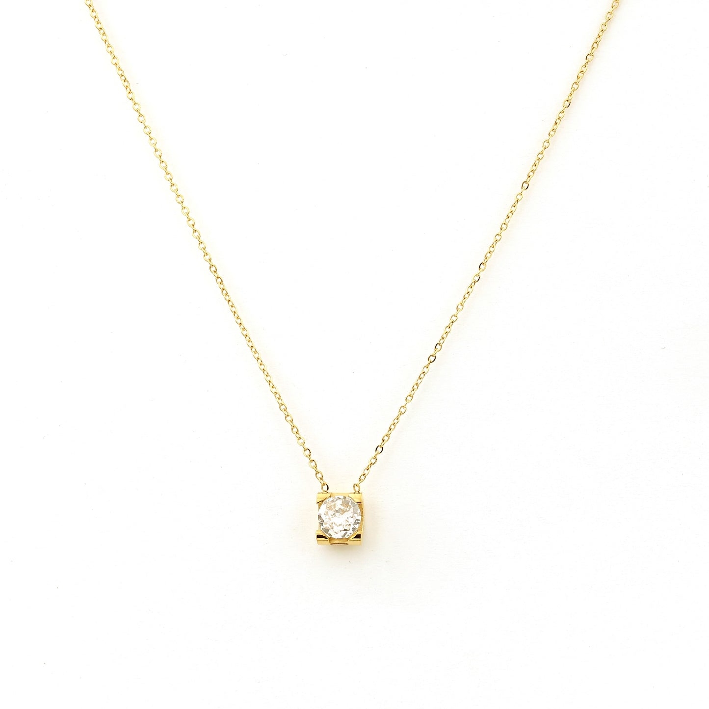 Suzy Solitaire Necklace