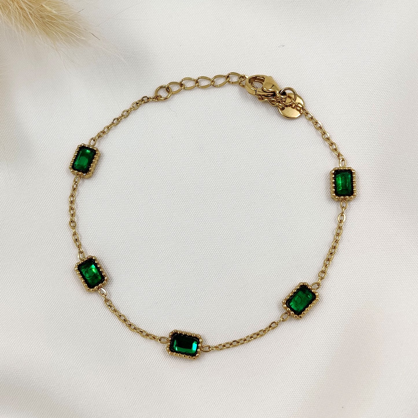 Emerald Elaine Bracelet