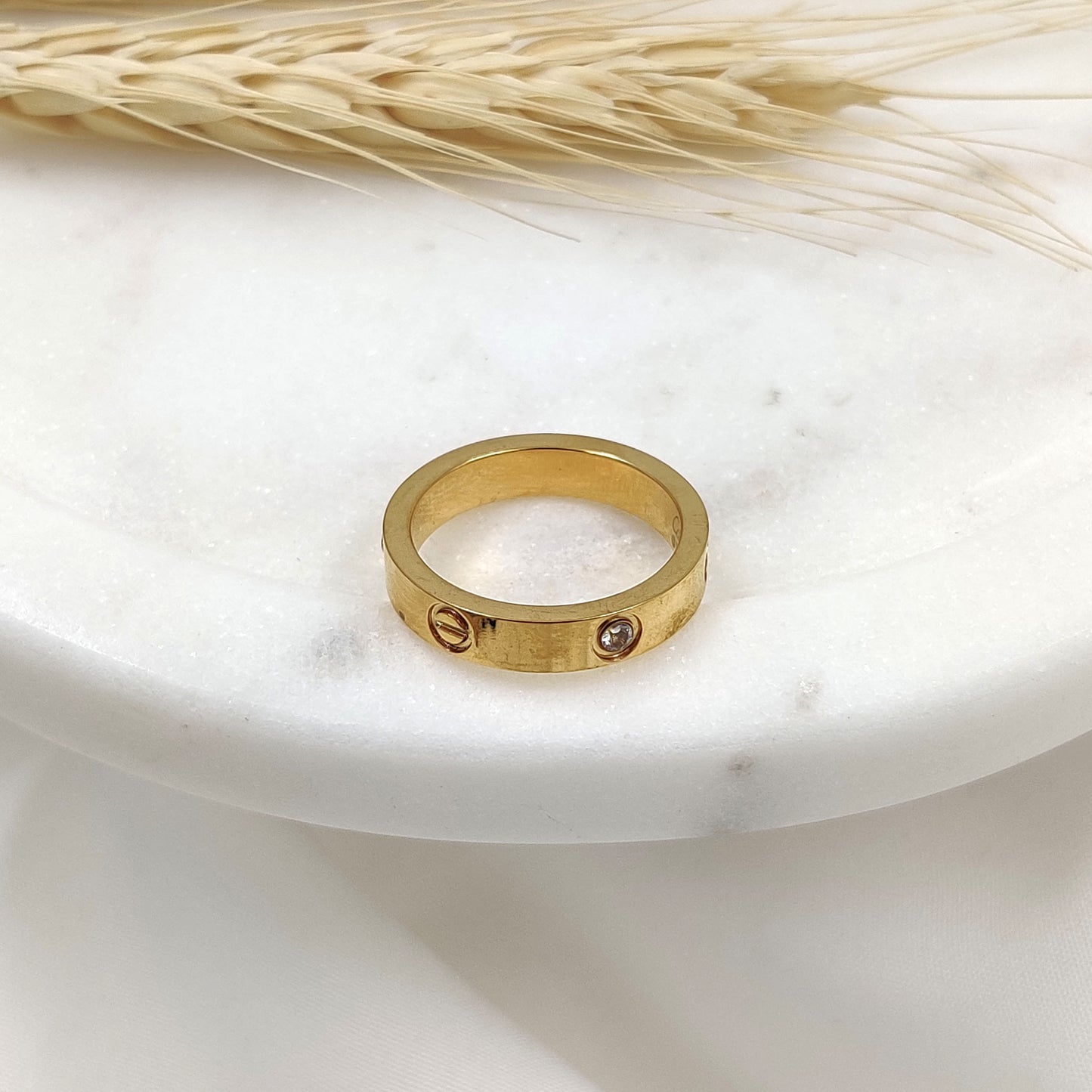 Catie Band Ring (Gold)