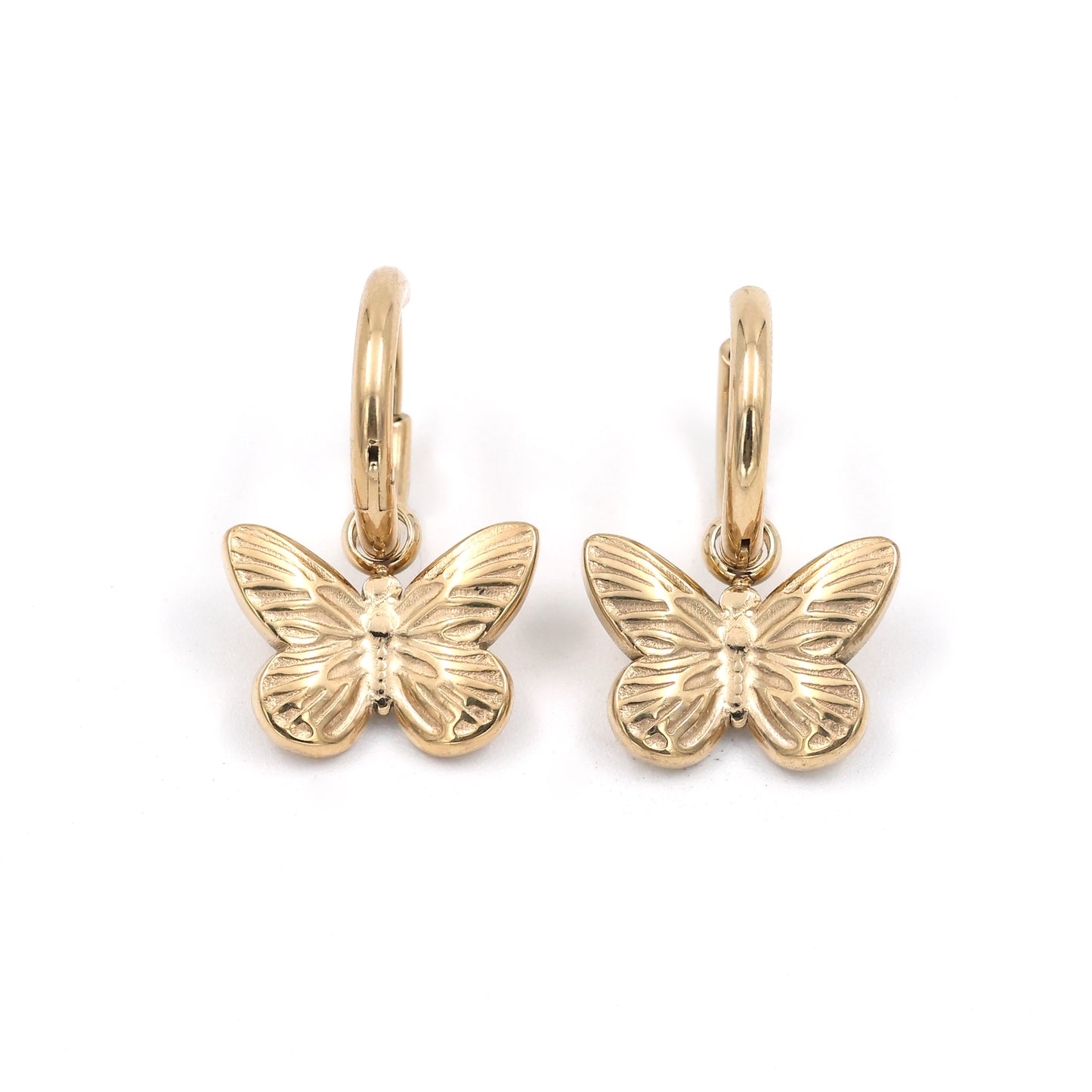 Natalie Butterfly Hoops