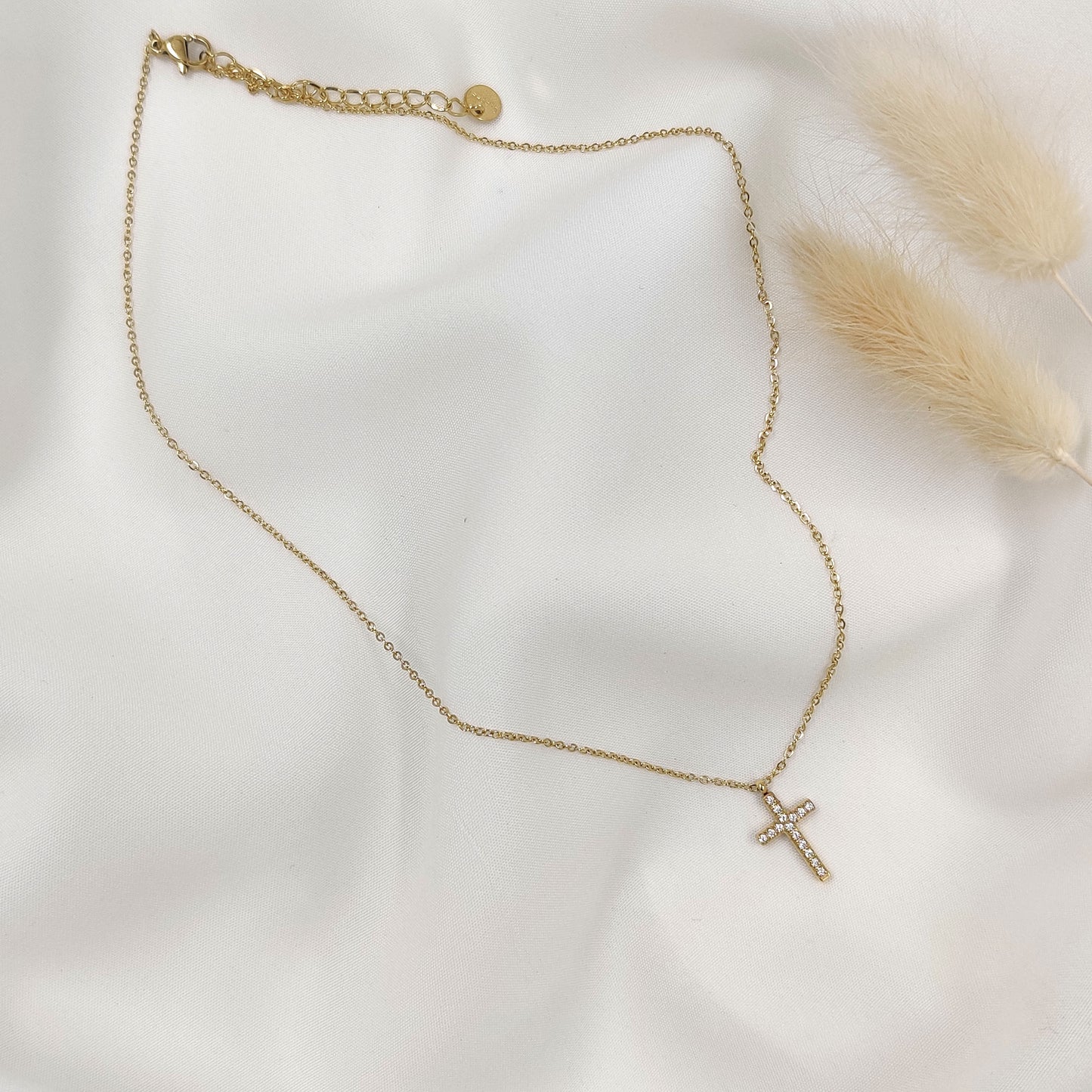 Crystal Cross Necklace