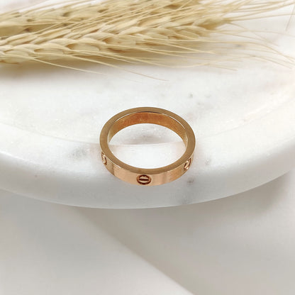 Catie Band Ring (Rose Gold)