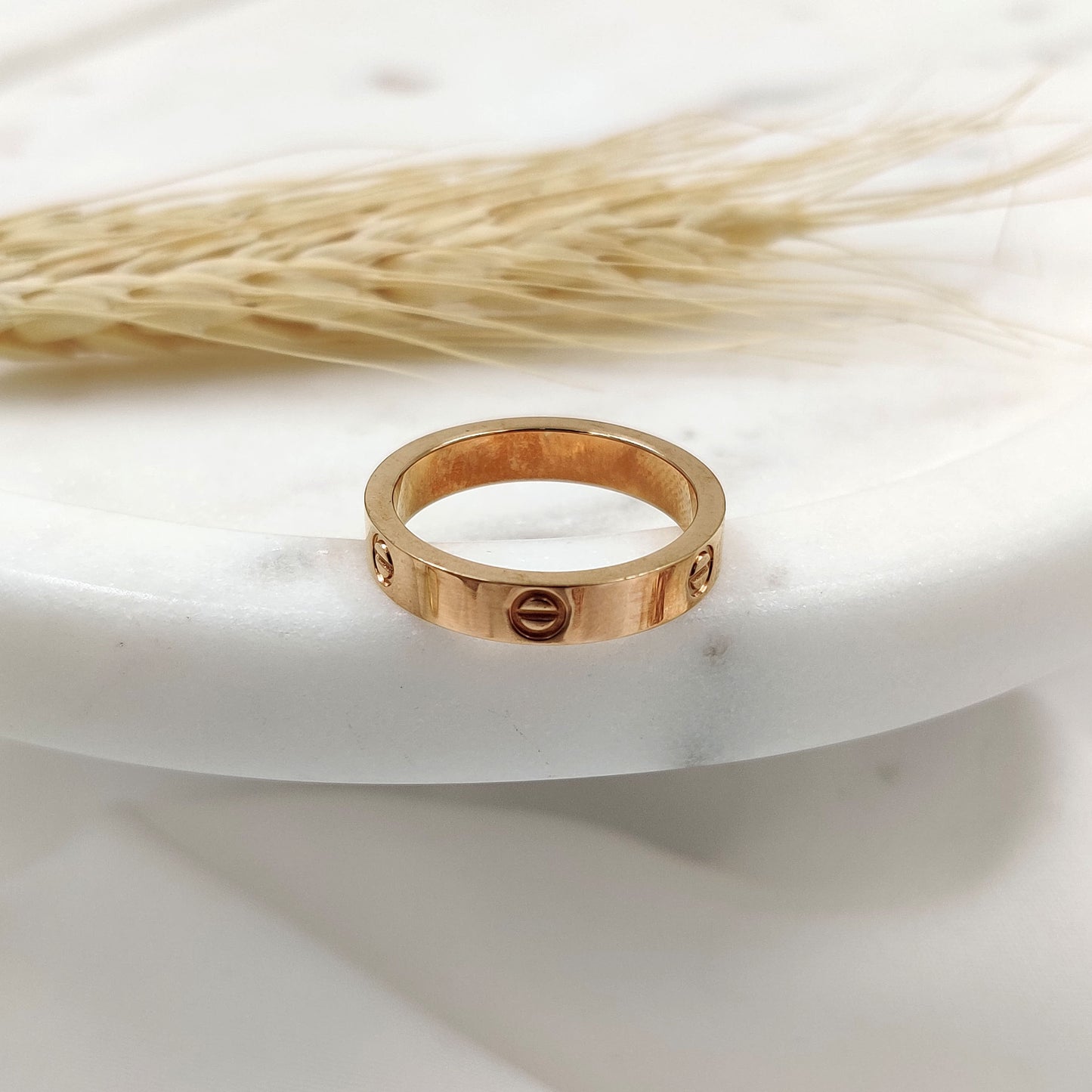 Catie Band Ring (Rose Gold)