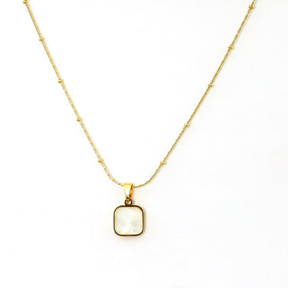 Kayla Necklace (White)