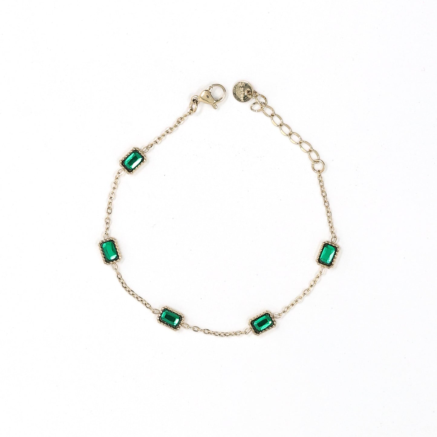 Emerald Elaine Bracelet