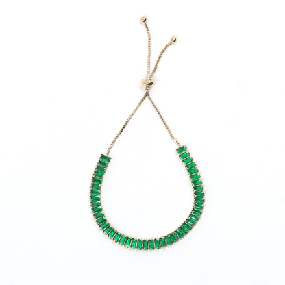 Emerald Baguette Tennis Bracelet