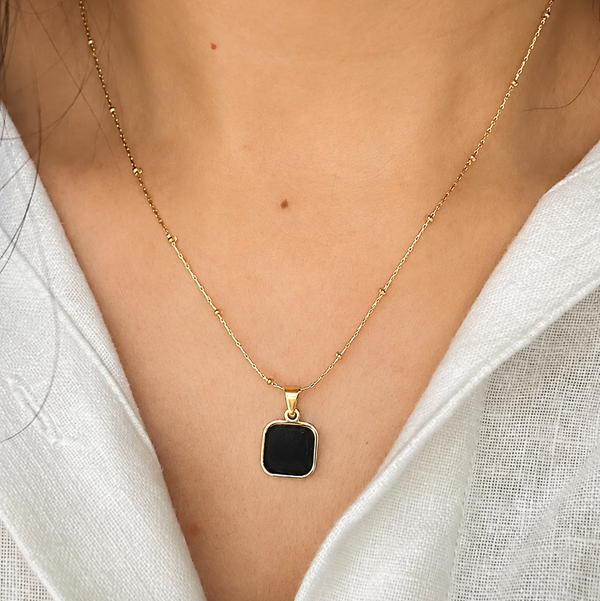 kayla Necklace (Black)