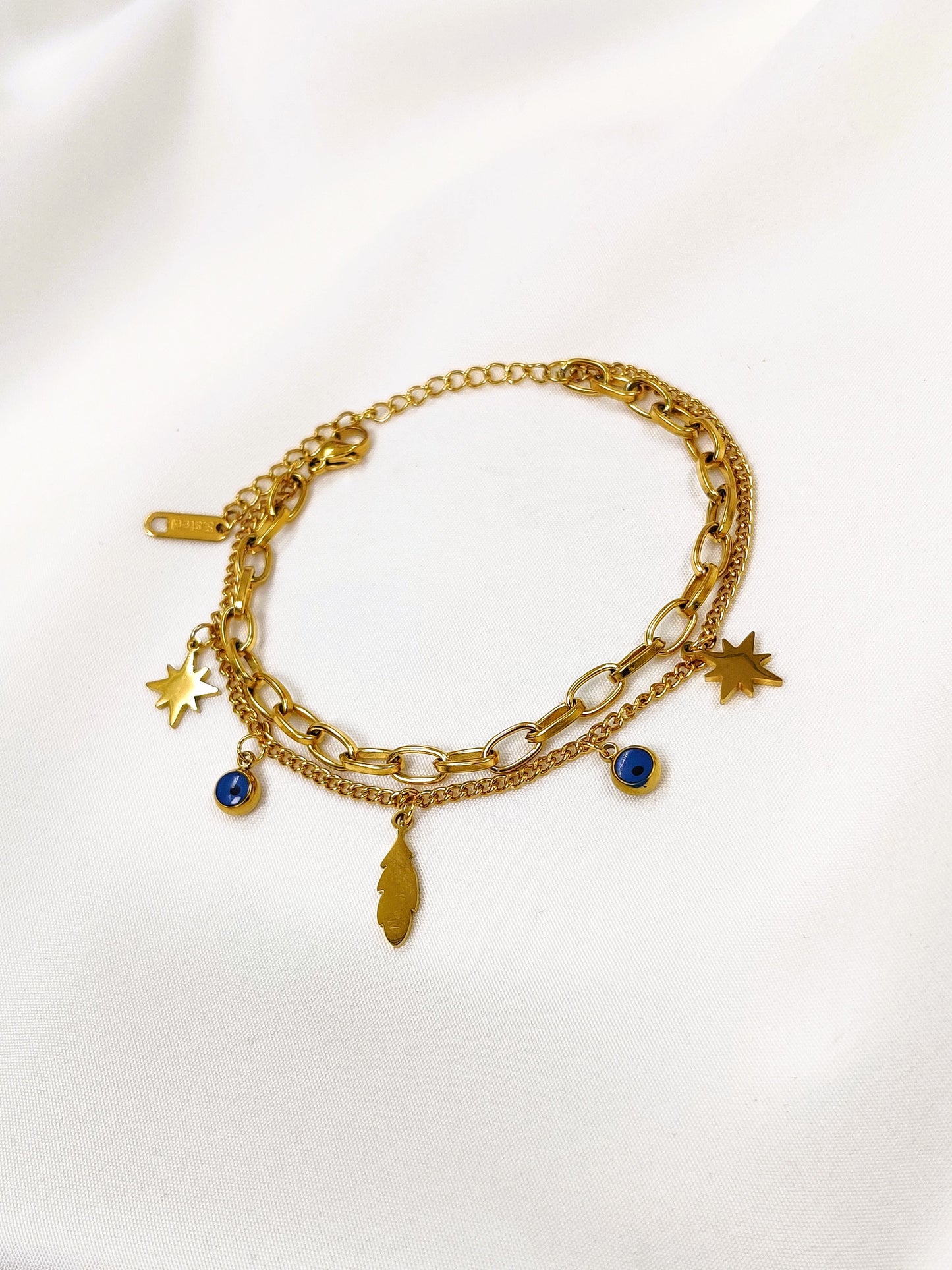 Adelina Eye Charm Bracelet