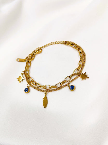 Adelina Eye Charm Bracelet