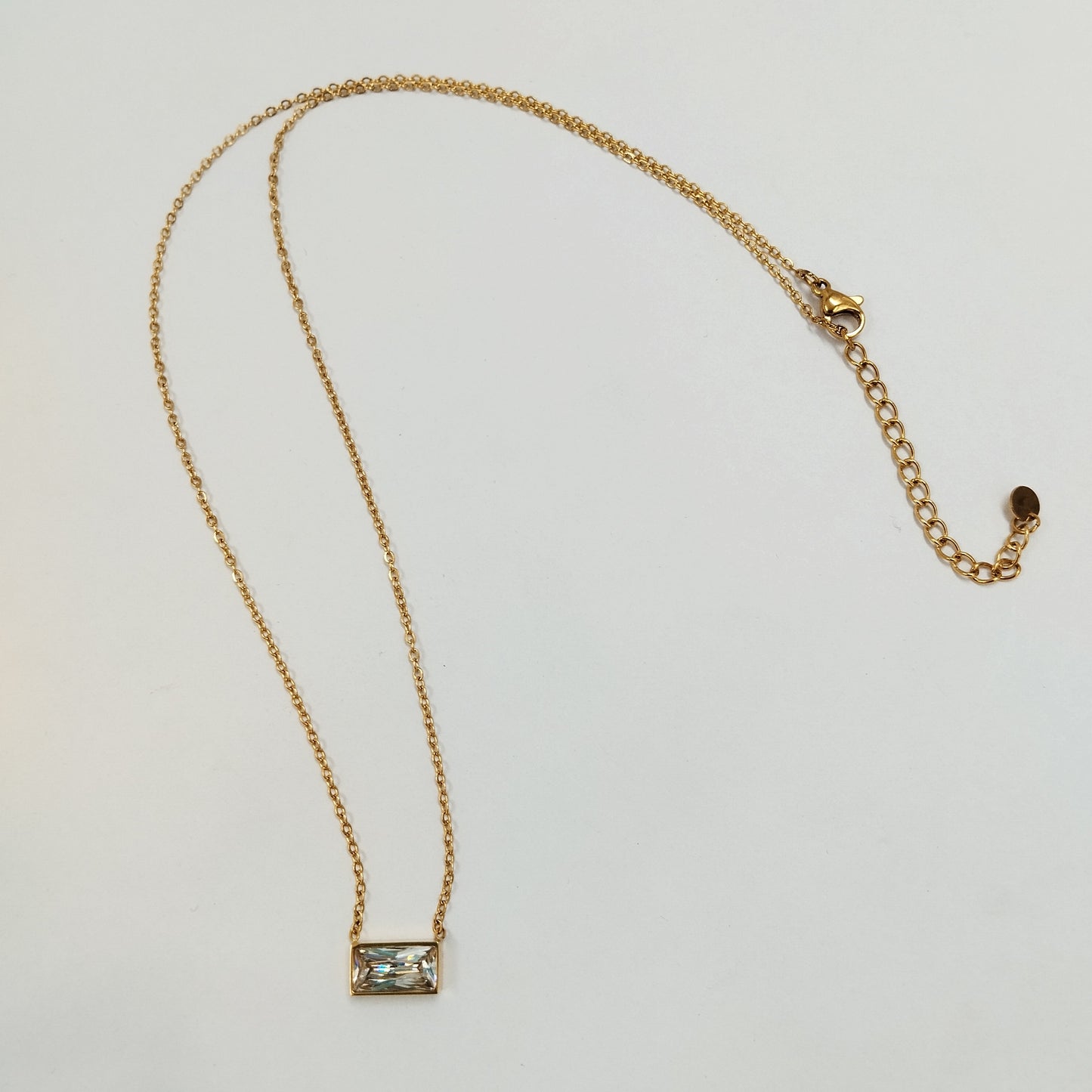 Crystal Bar Necklace