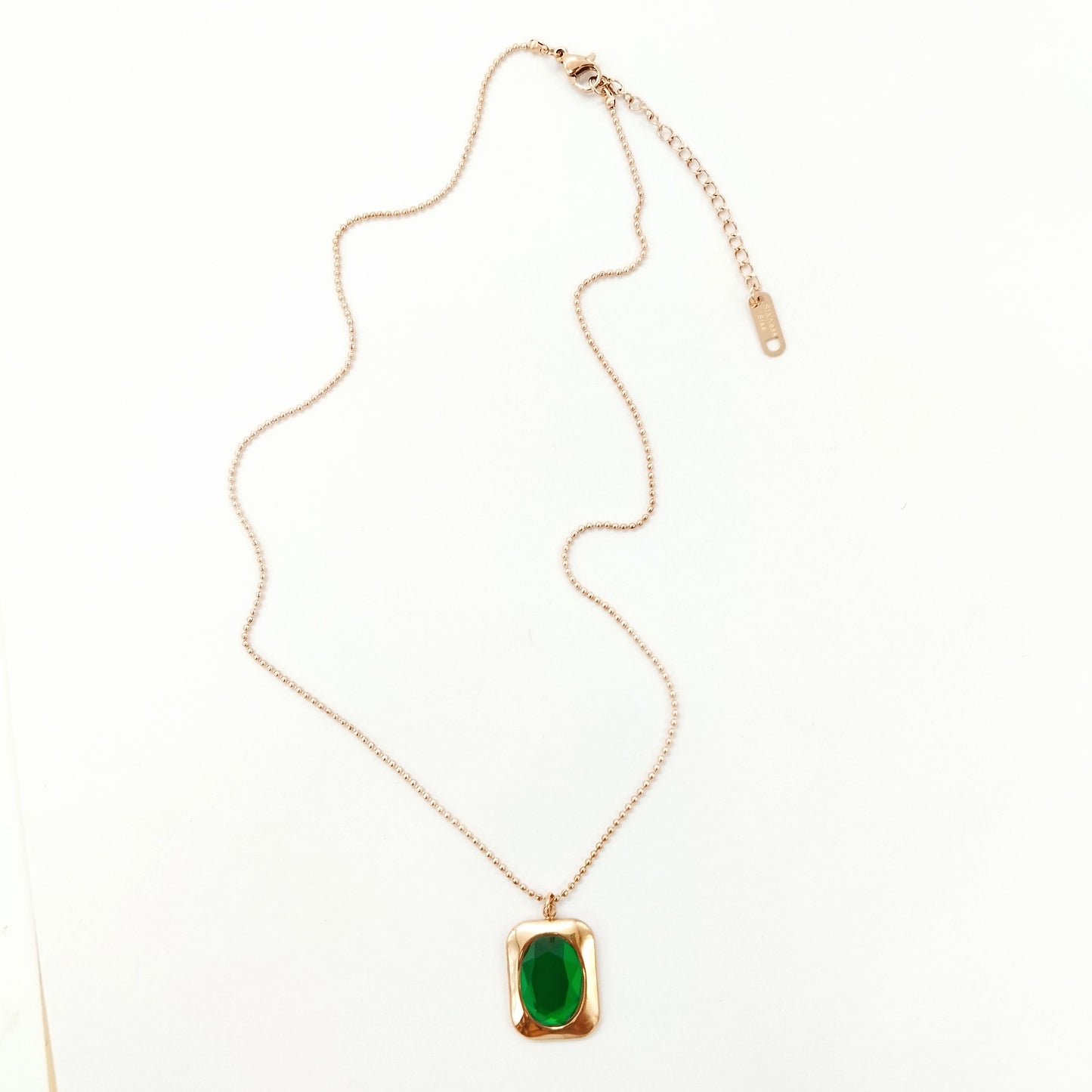 Emerald Gemma Necklace