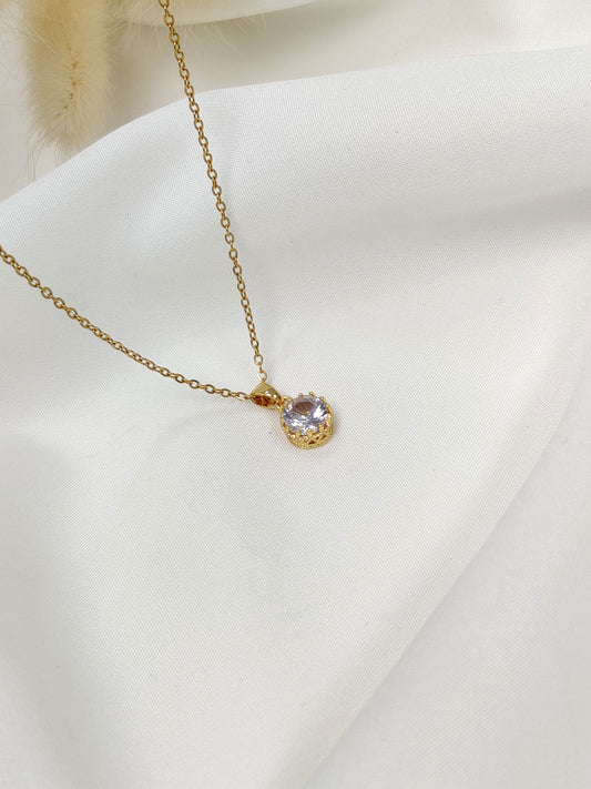 Carol Solitaire Necklace