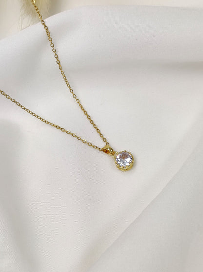 Carol Solitaire Necklace