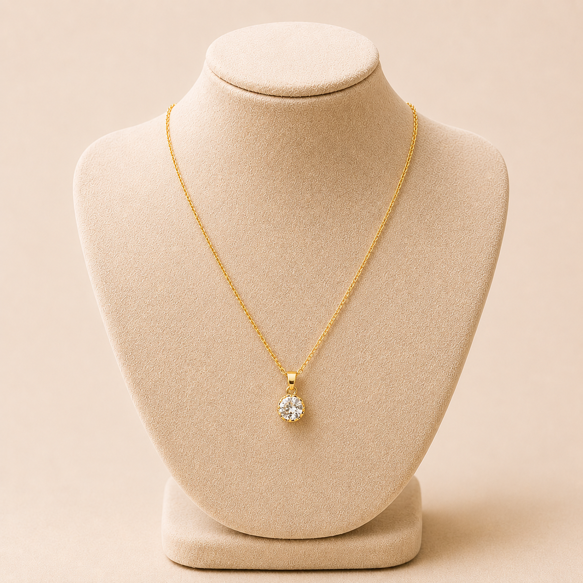 Carol Solitaire Necklace