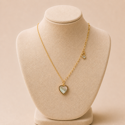 Marie Heart Necklace