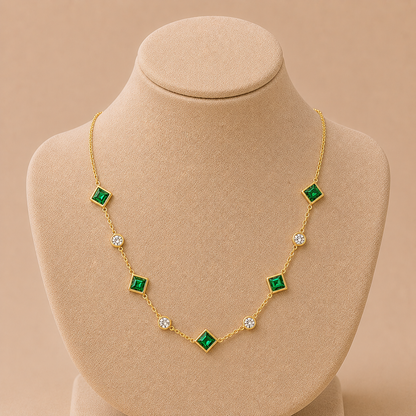 Emerald Ida Necklace