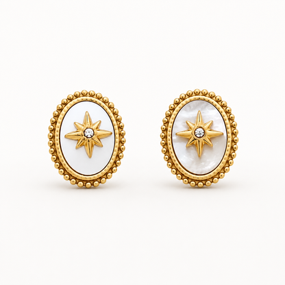 Radiant Star Studs Earring