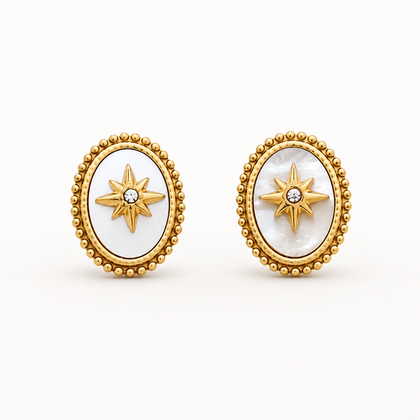 Radiant Star Studs Earring