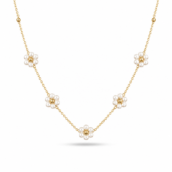White Daisy Necklace