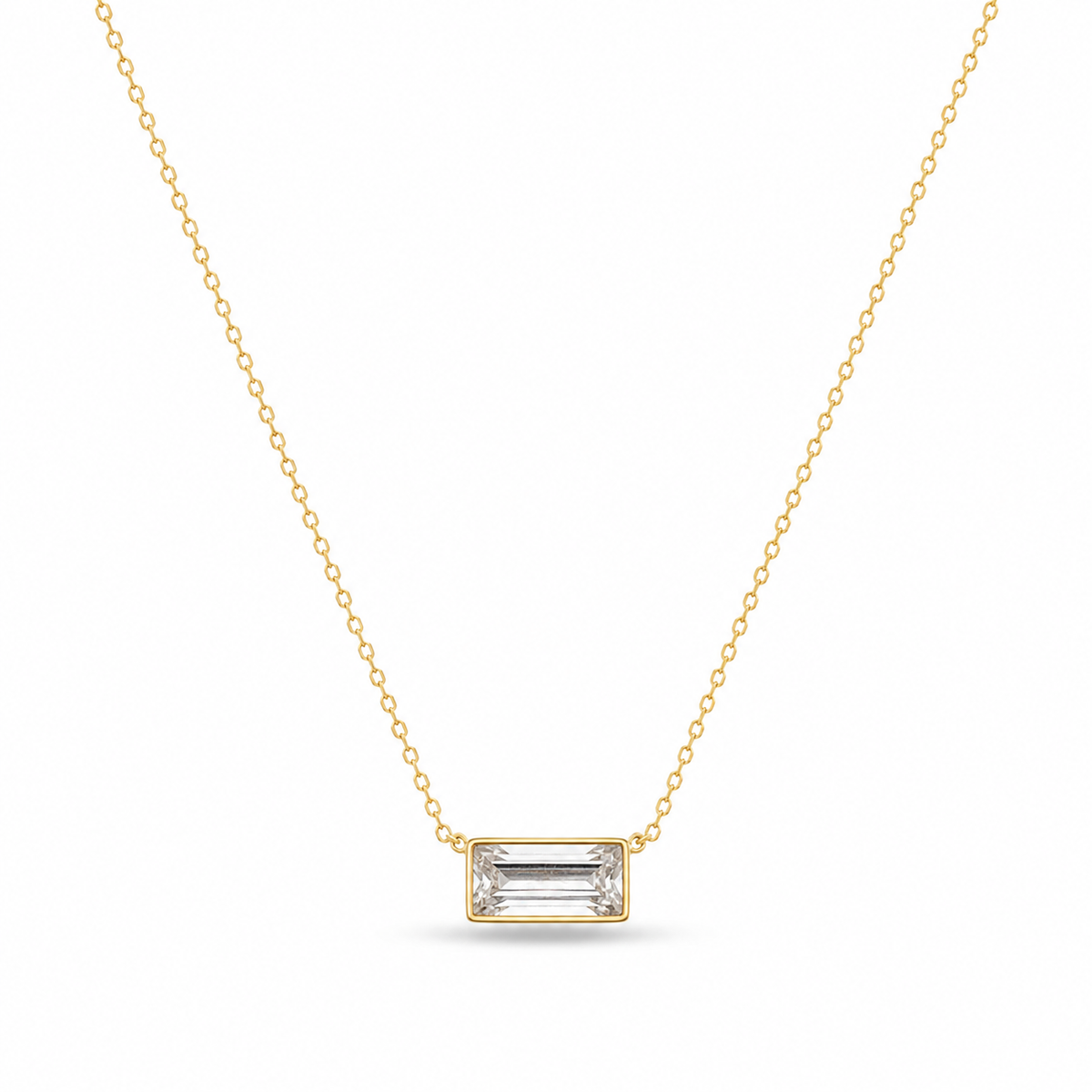 Crystal Bar Necklace