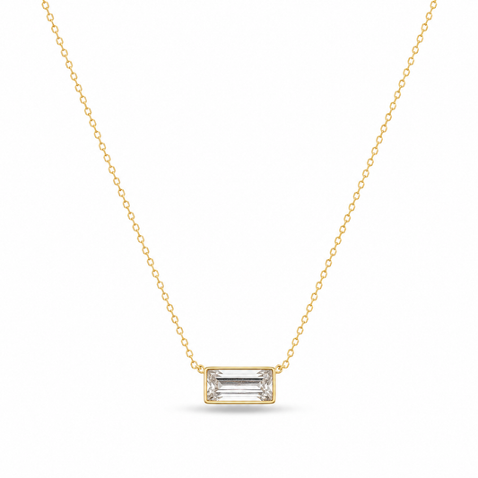 Crystal Bar Necklace