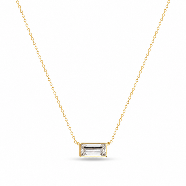 Crystal Bar Necklace
