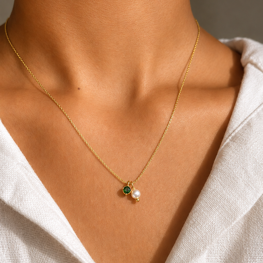 Evergreen Pearl Necklace