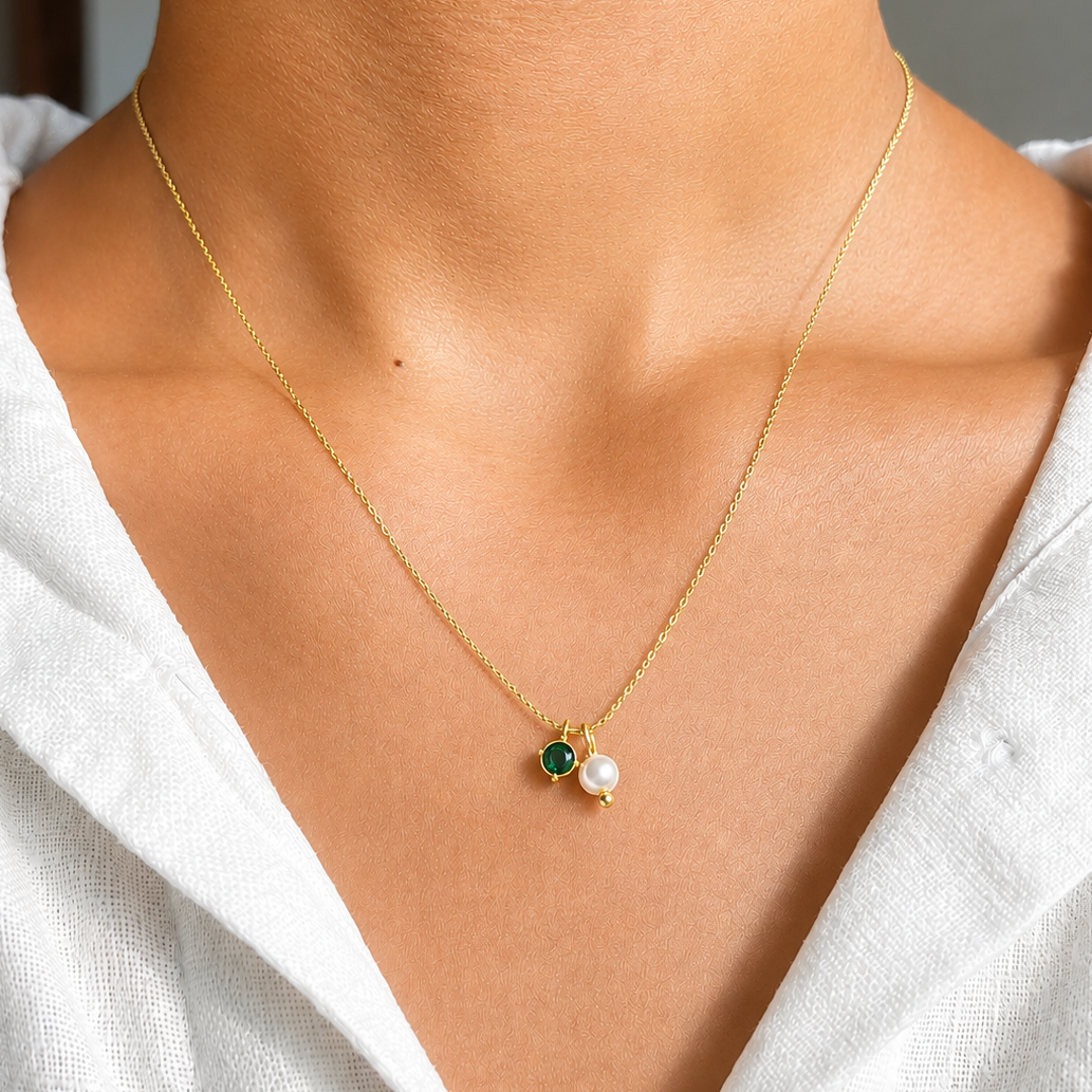 Evergreen Pearl Necklace