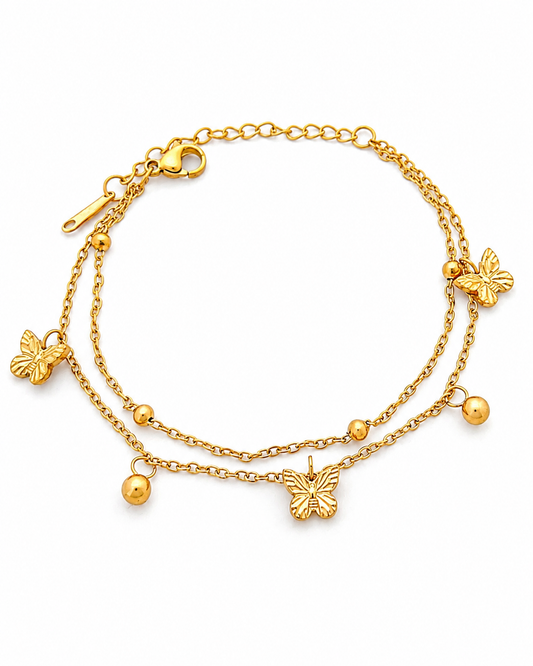 Butterfly Charm Bracelet