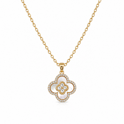 Crystal Clover Necklace
