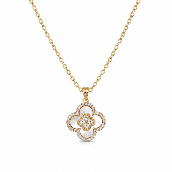 Crystal Clover Necklace