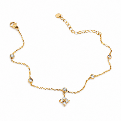 Dainty Stone Anklets