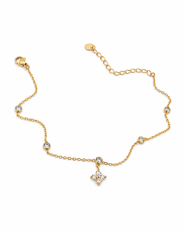 Dainty Stone Anklets