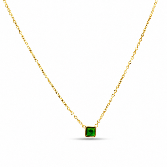 Mini Emerald Necklace