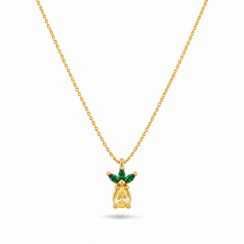Pineapple Drop Necklace