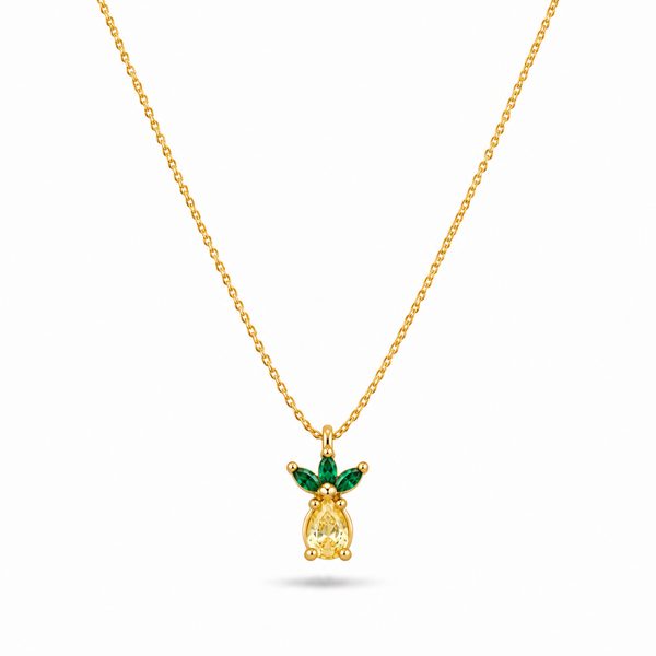 Pineapple Drop Necklace