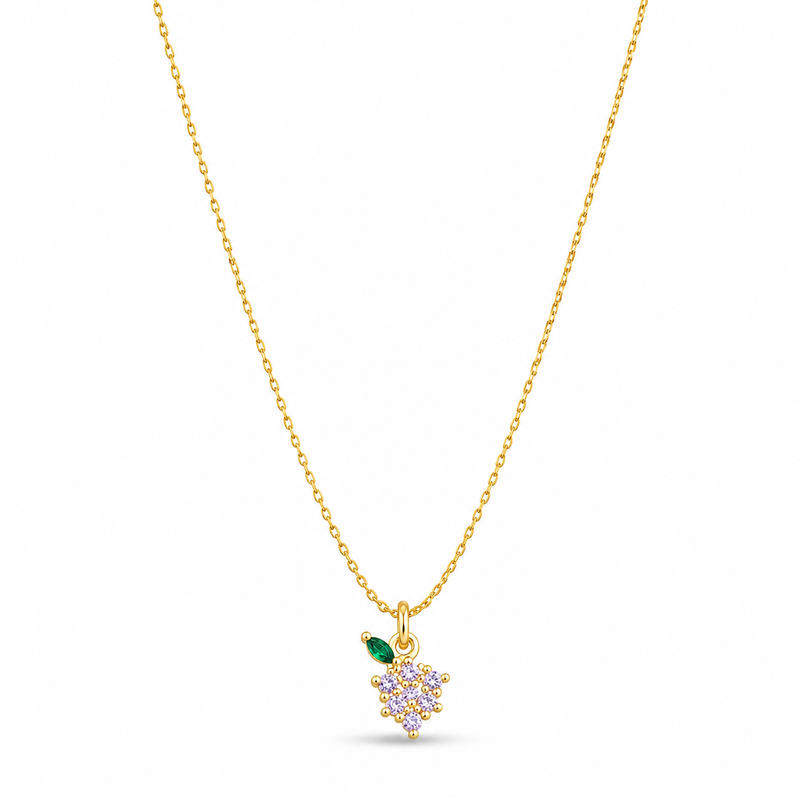 Grapes Drop Necklace