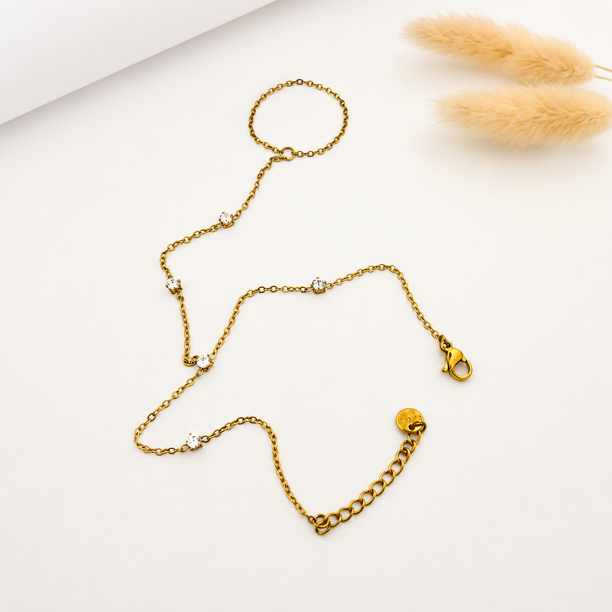 Lustre Handchain Bracelet