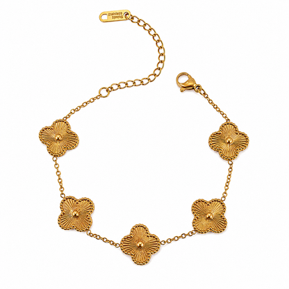 Golden Clover Bracelet