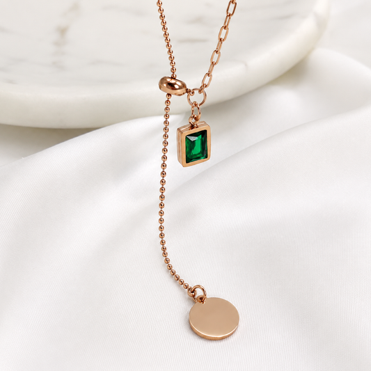 Emerald Cassie Necklace