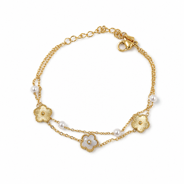 Pearl Flower Bracelet
