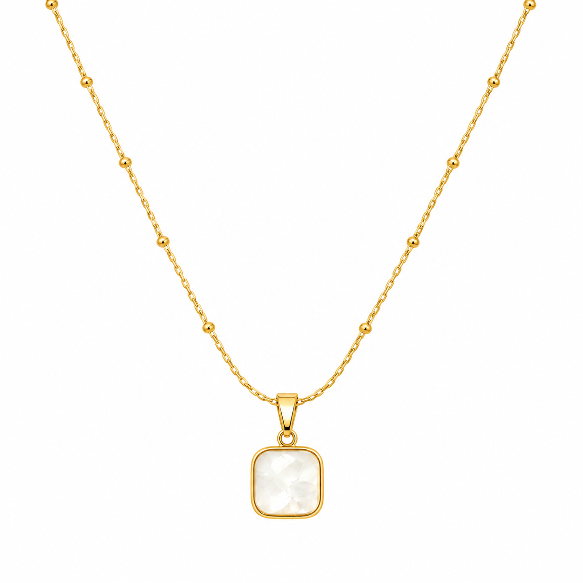 Kayla Necklace (White)