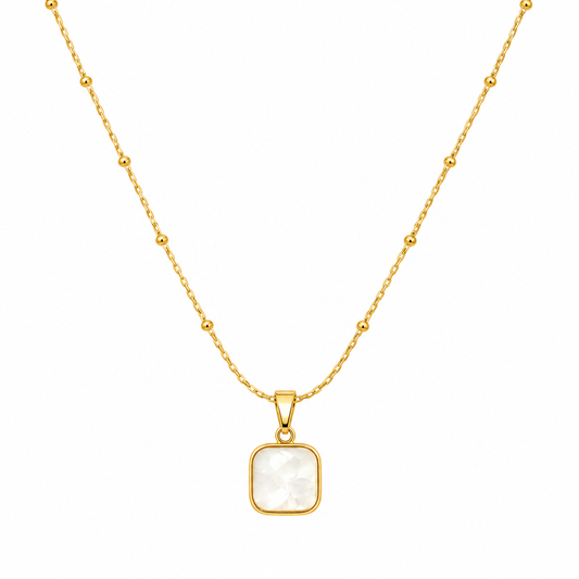 Kayla Necklace (White)