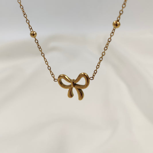 Bow Necklace