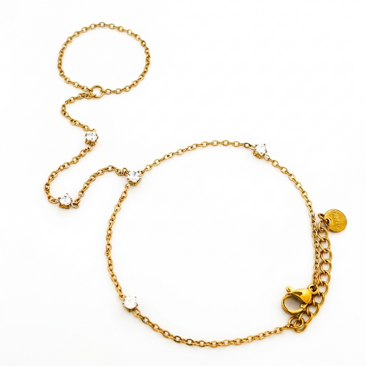 Lustre Handchain Bracelet