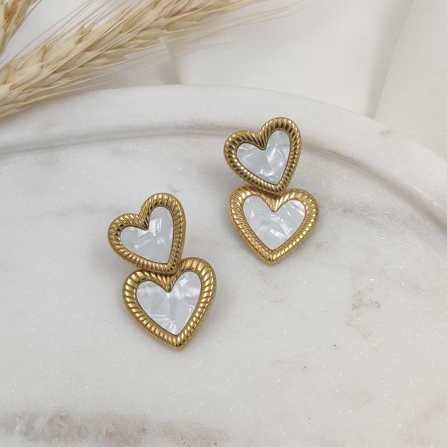 Raya Heart Earrings